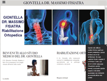Tablet Screenshot of giontelladrmassimo.com